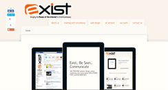 Desktop Screenshot of exist.ie